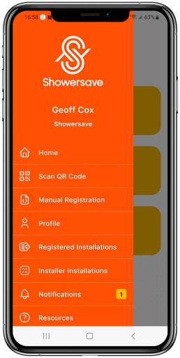Showersave installer app