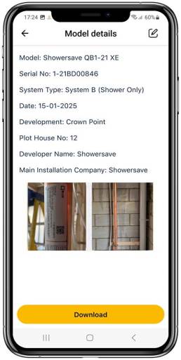 Showersave installer app
